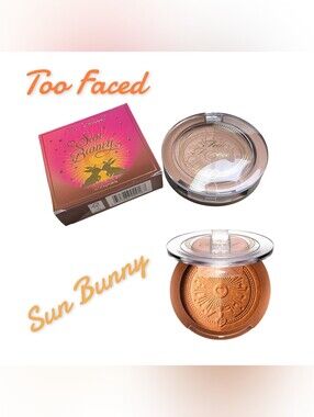 Sun Bunny Blushing Bronzer Radiant Dual-Shade Bronzing Palette NEW